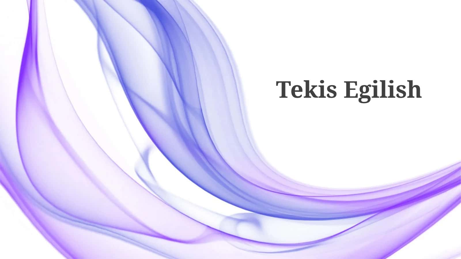 Tekis Egilish