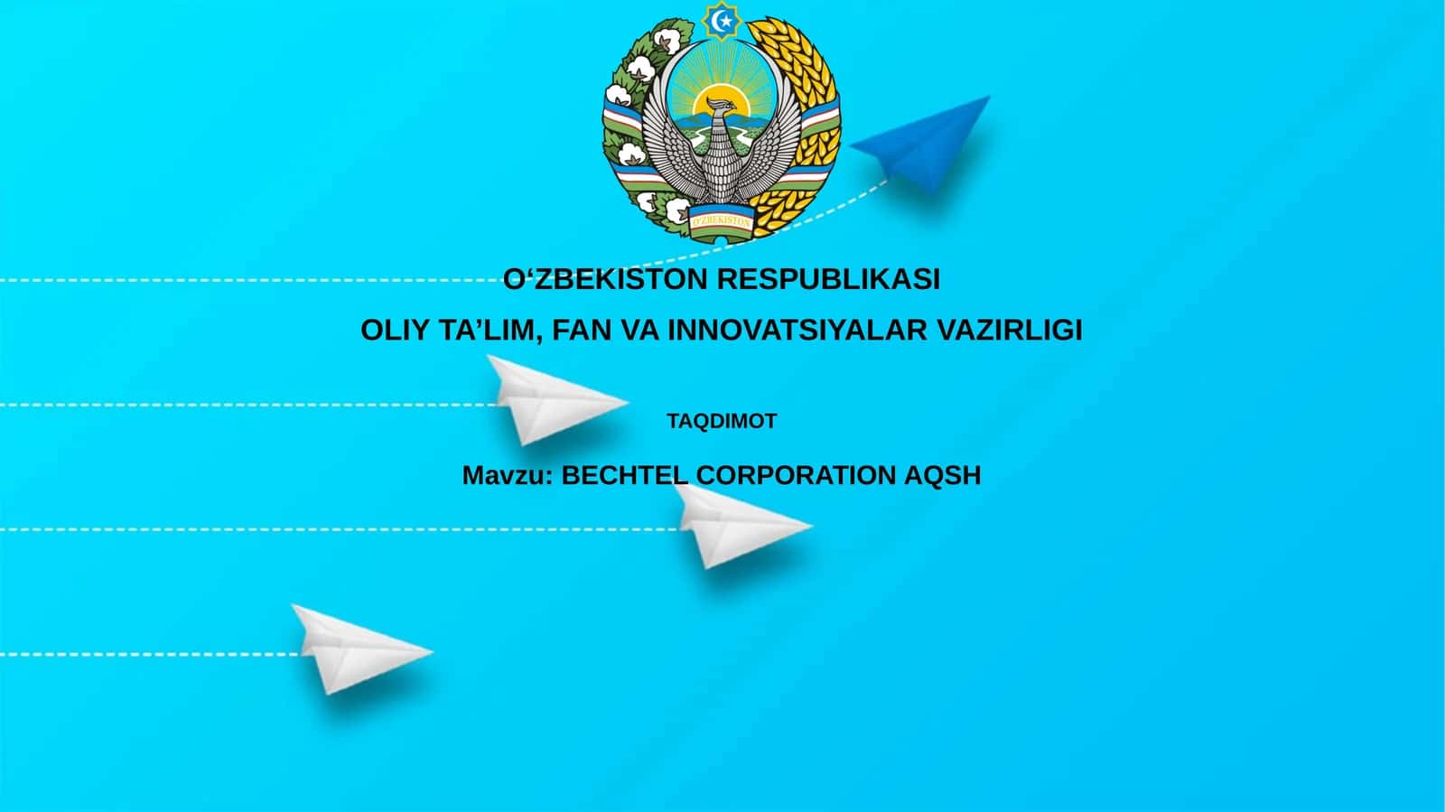 BECHTEL CORPORATION AQSH