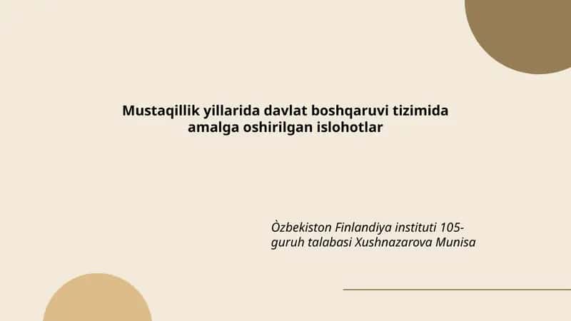 Konstitutsion islohotlar