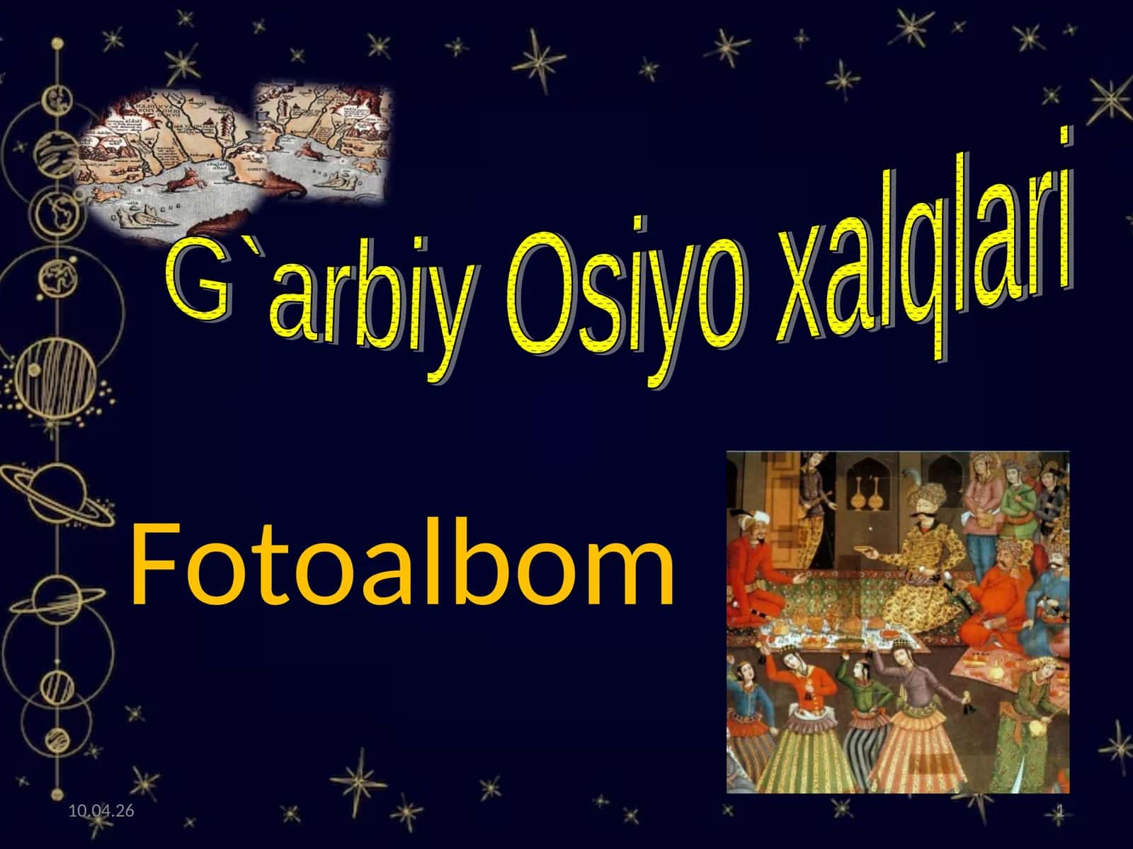 G`arbiy Osiyo xalqlari. Fotoalbom