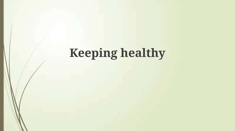 Keepinghealthy