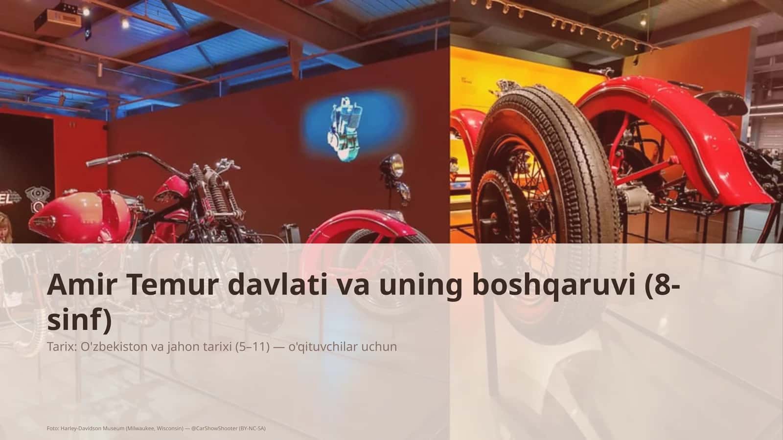 Amir Temur davlati va uning boshqaruvi (8-sinf)