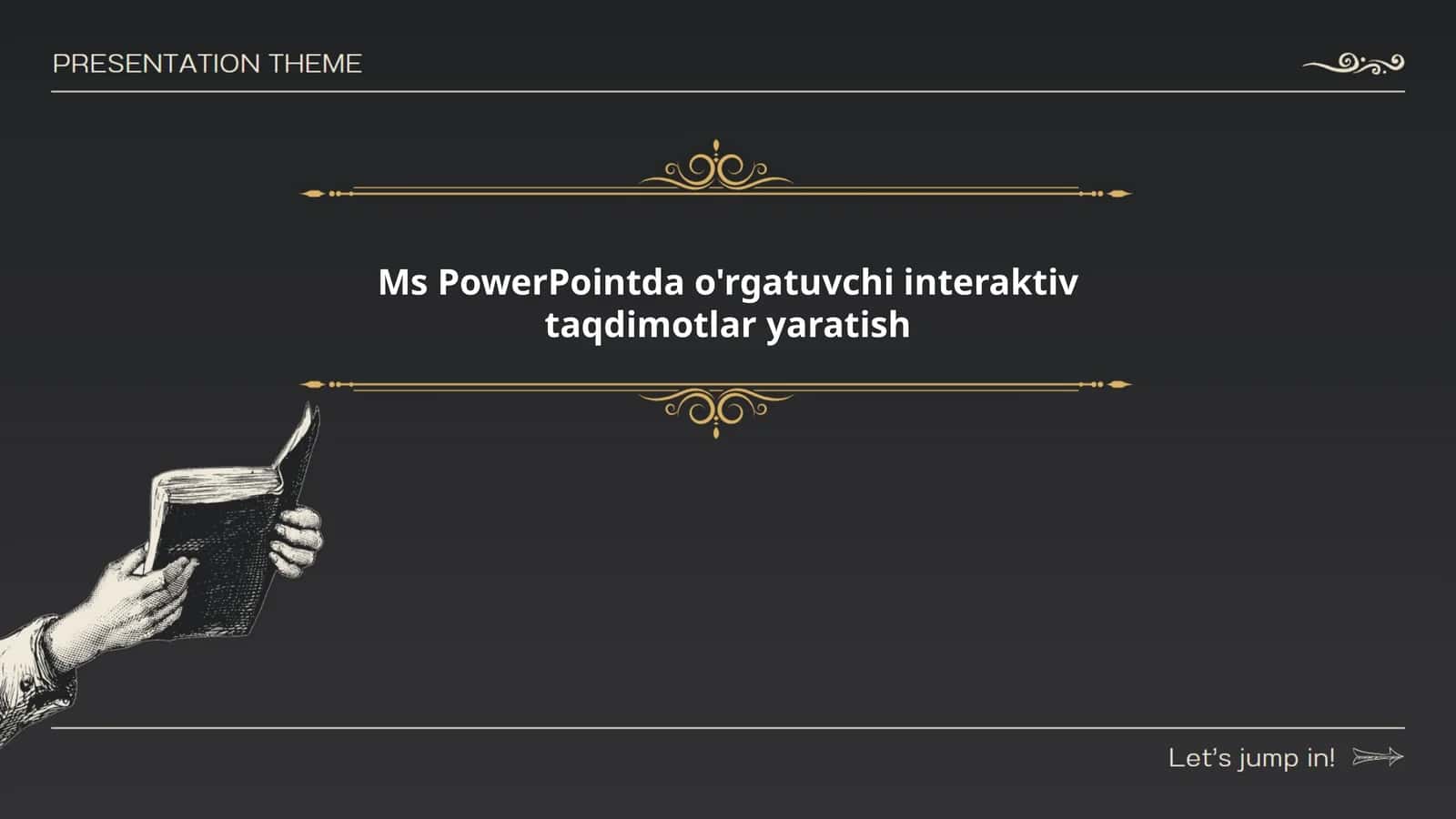 Ms PowerPointda o'rgatuvchi interaktiv taqdimotlar yaratish