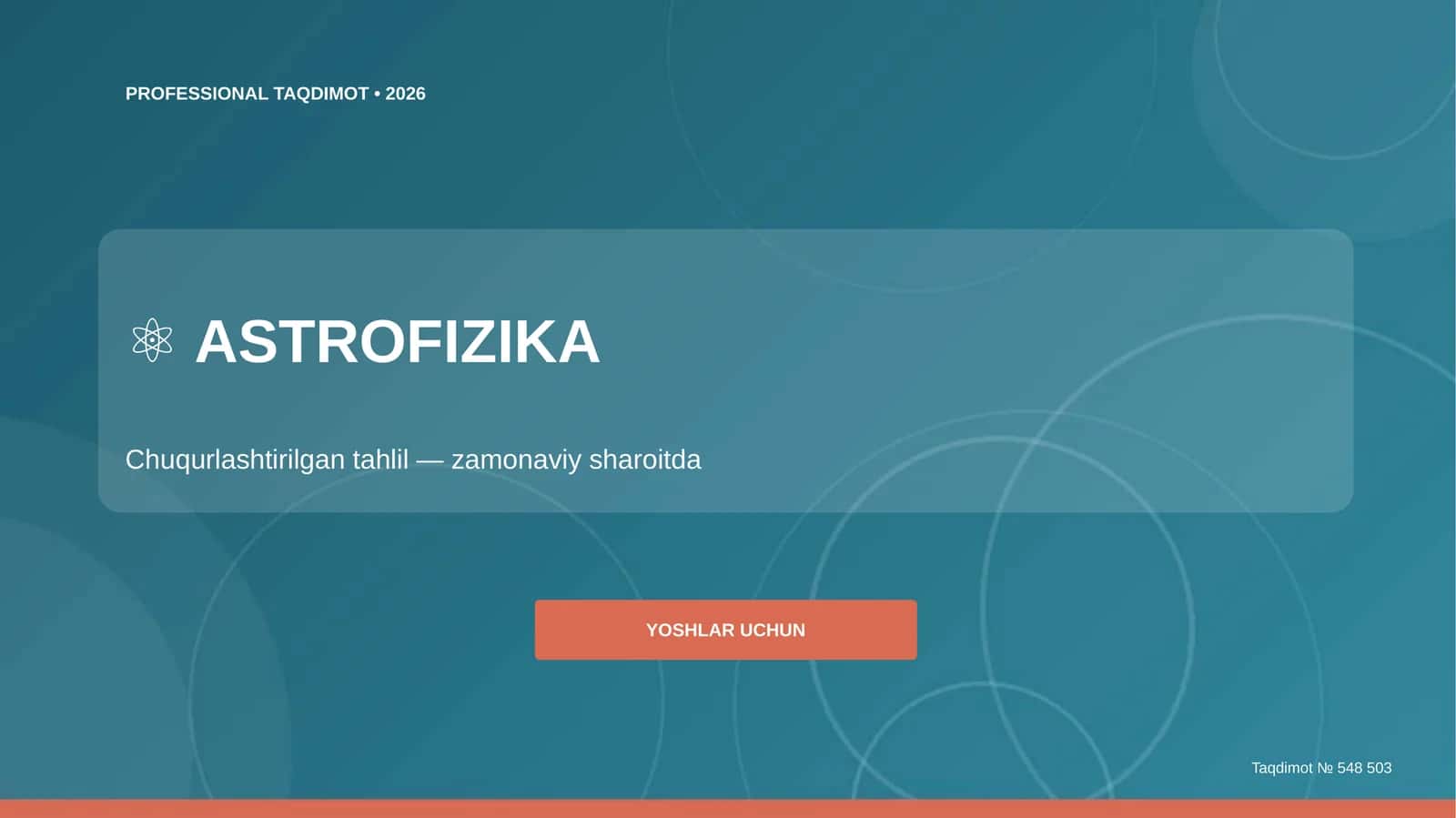 Astrofizika: Chuqurlashtirilgan tahlil