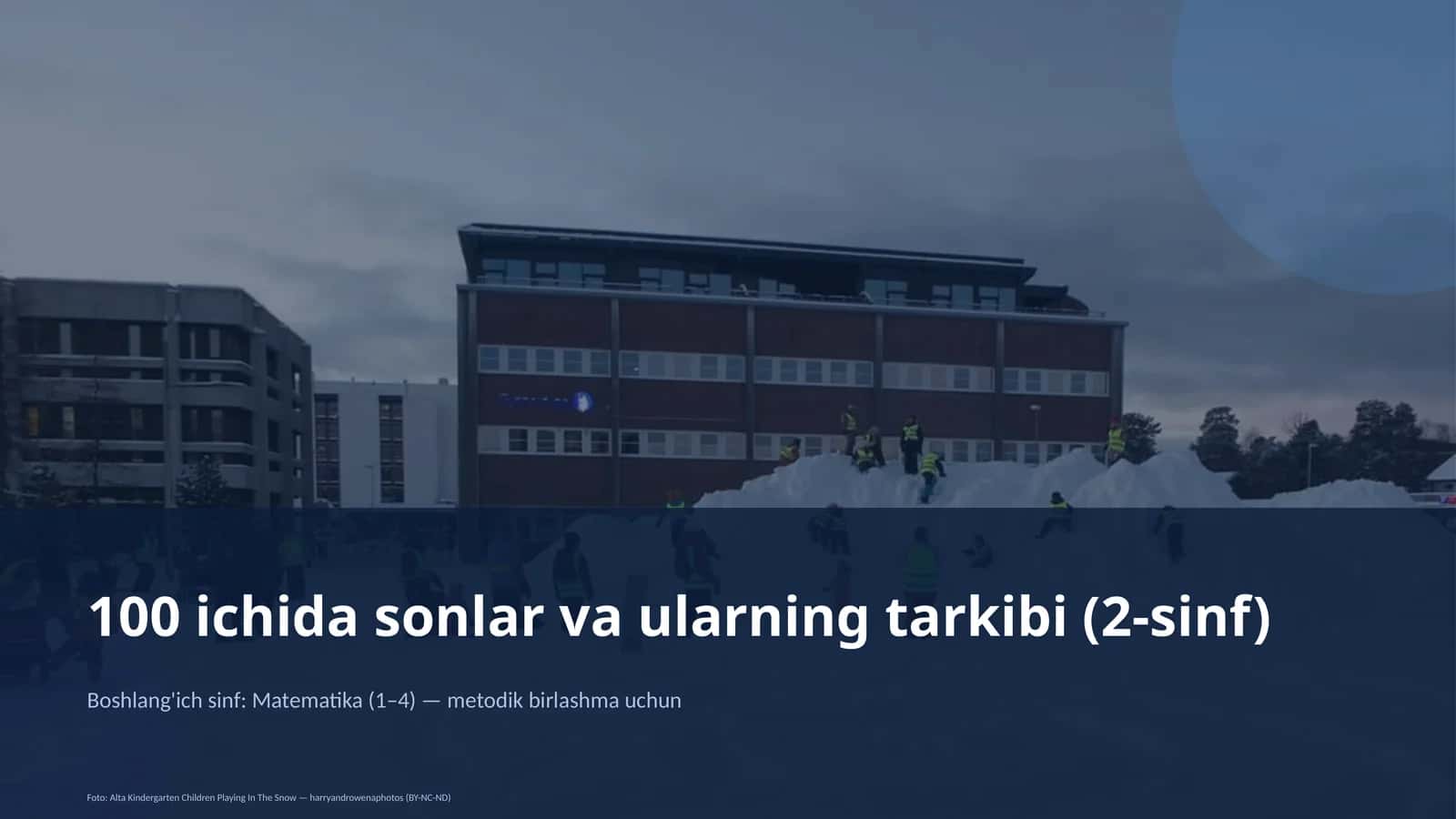 100 ichida sonlar va ularning tarkibi (2-sinf)