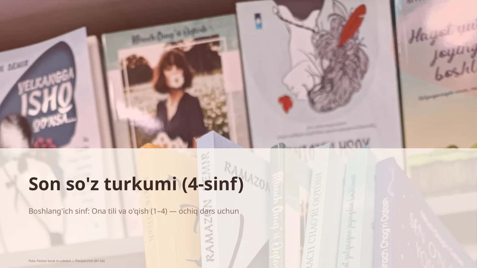 Son so'z turkumi (4-sinf)