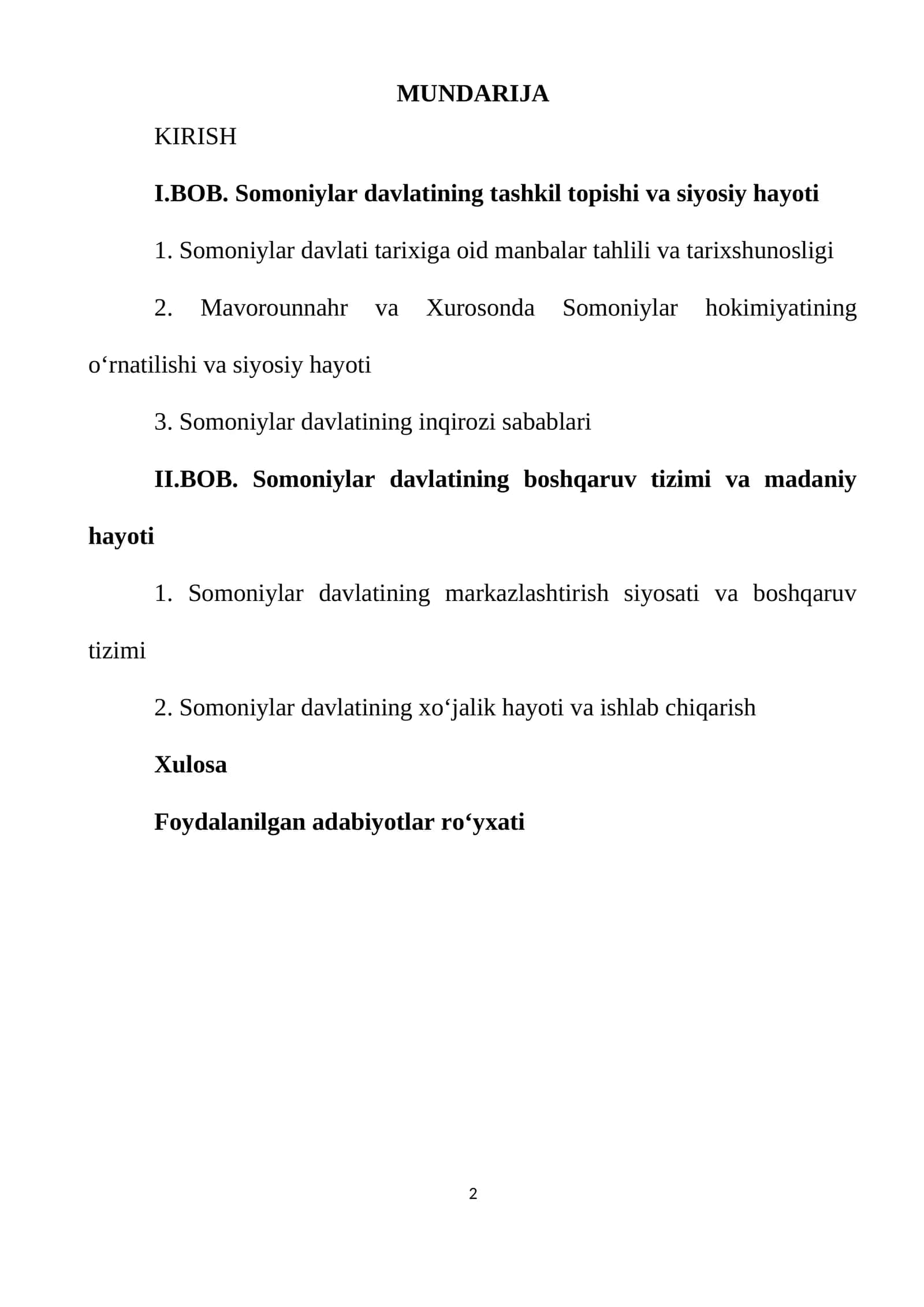 Somoniylar davlatining tashkil topishi va siyosiy hayoti 1