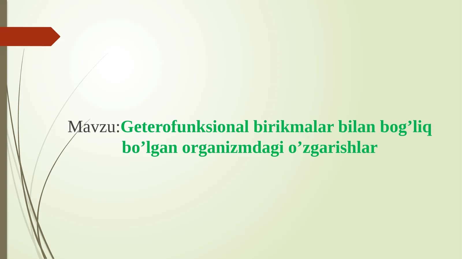 Geterofunksional birikmalar