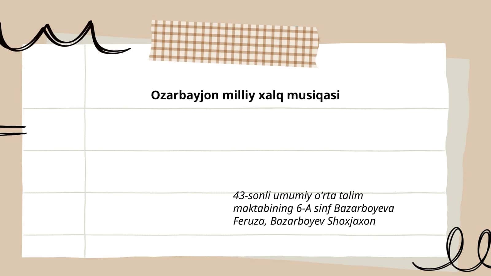 Ozarbayjon milliy xalq musiqasi