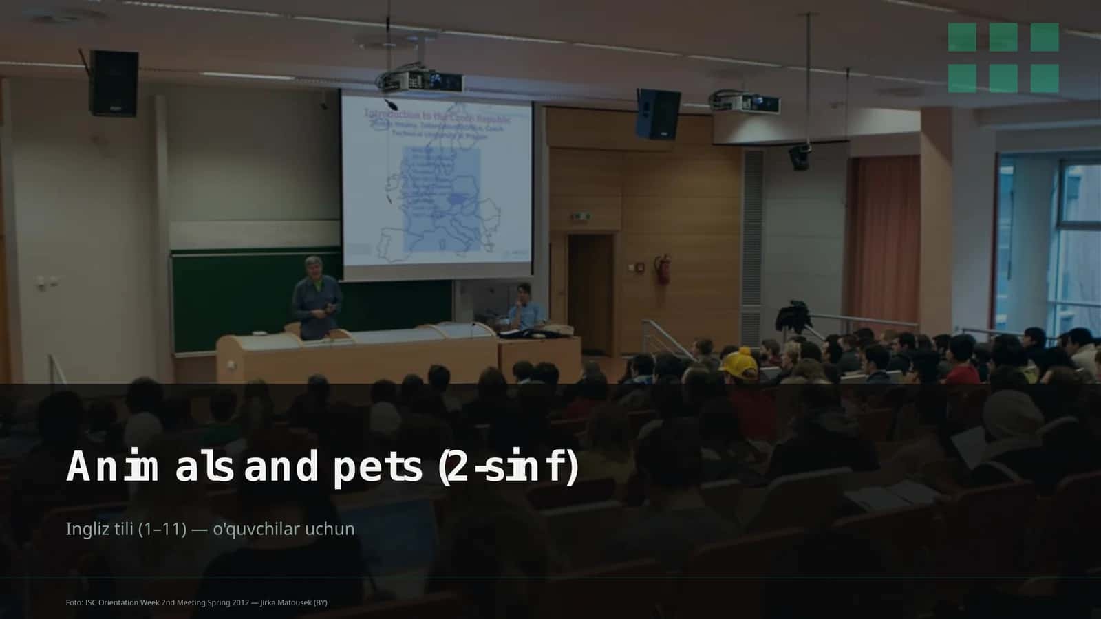 Animals and pets (2-sinf)