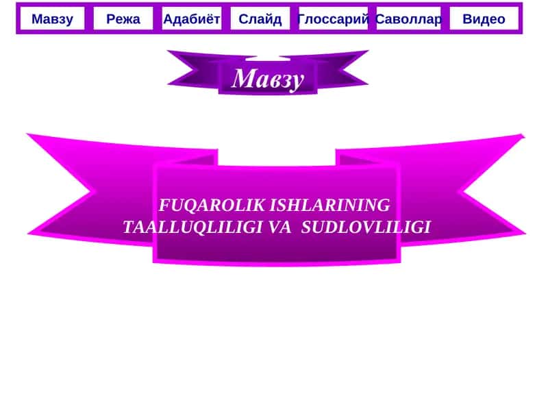 FUQAROLIK ISHLARINING
TAALLUQLILIGI VA SUDLOVLILIGI