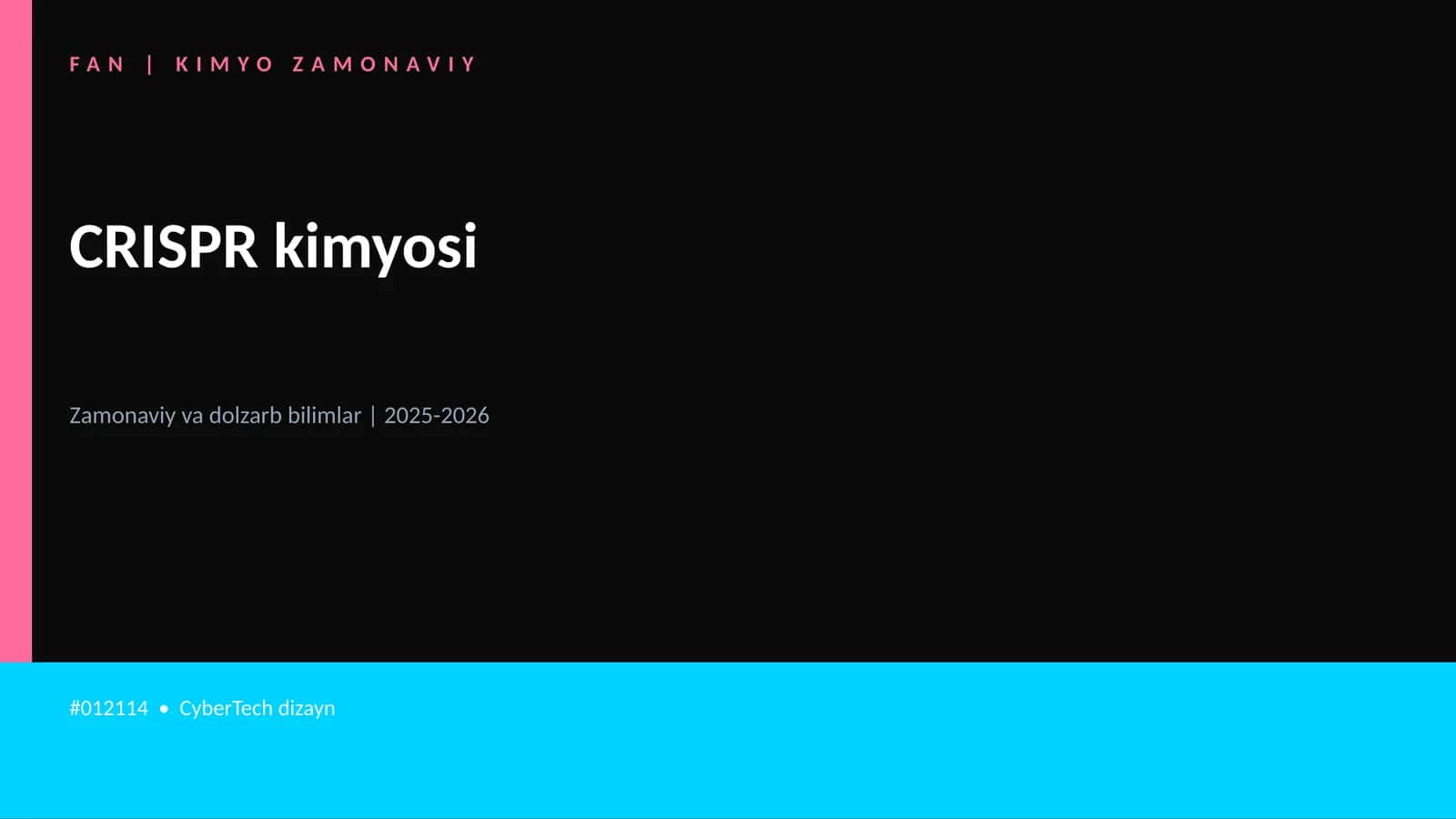 FAN | KIMYO ZAMONAVIY