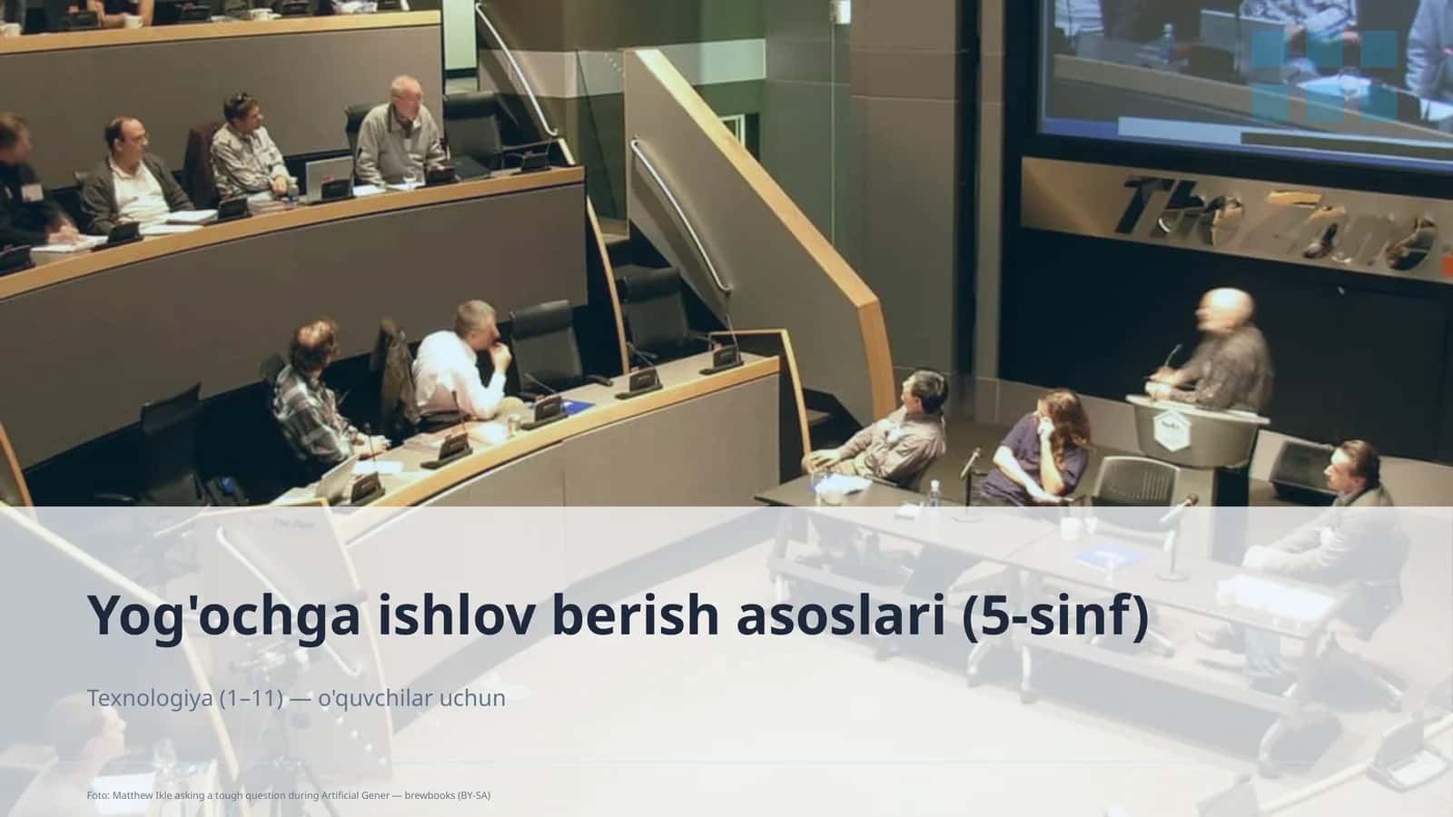 Yog'ochga ishlov berish asoslari (5-sinf)