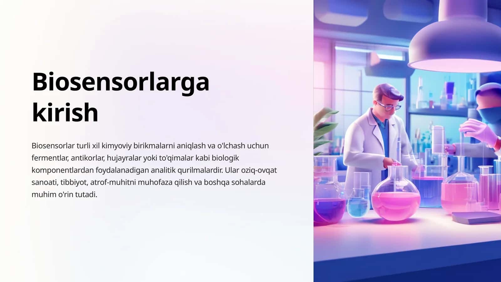 Biosensorlarga kirish