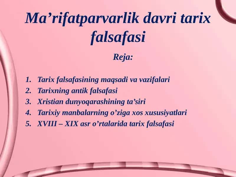 Maʼrifatparvarlikdavritarixfalsafasi