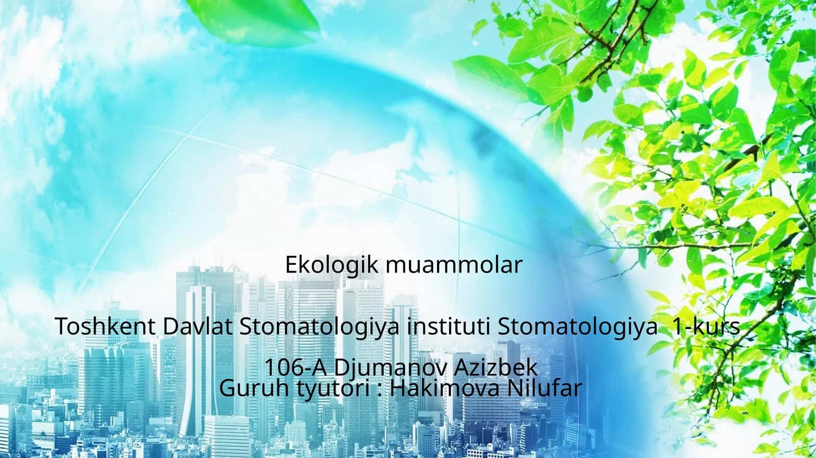 Dunyodagi top 10 muammolar
