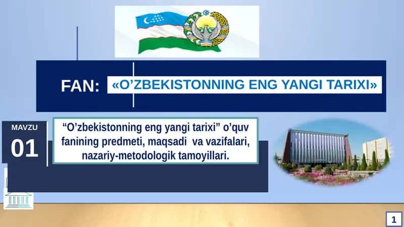 O’zbekistonning Eng yangi Tarixi
