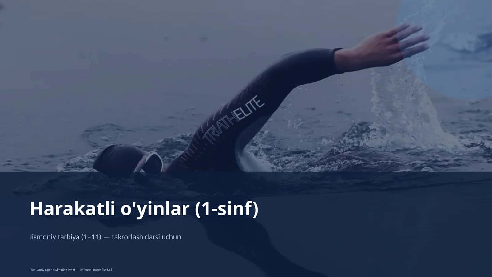 Harakatli o'yinlar (1-sinf)