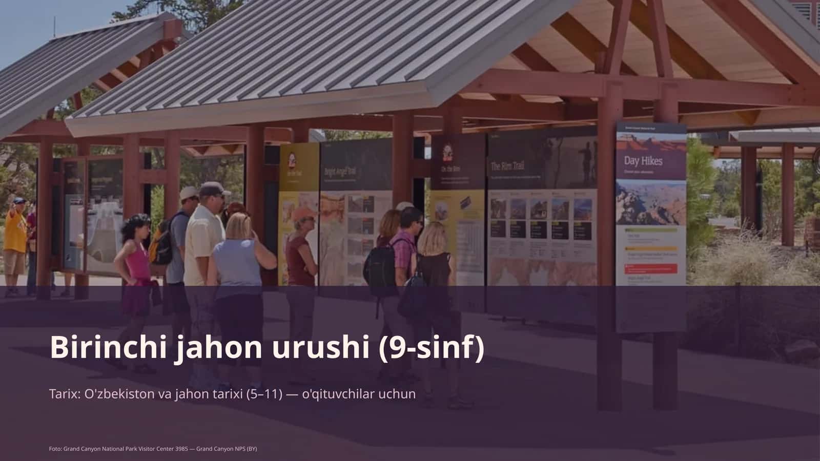 Birinchi jahon urushi (9-sinf)