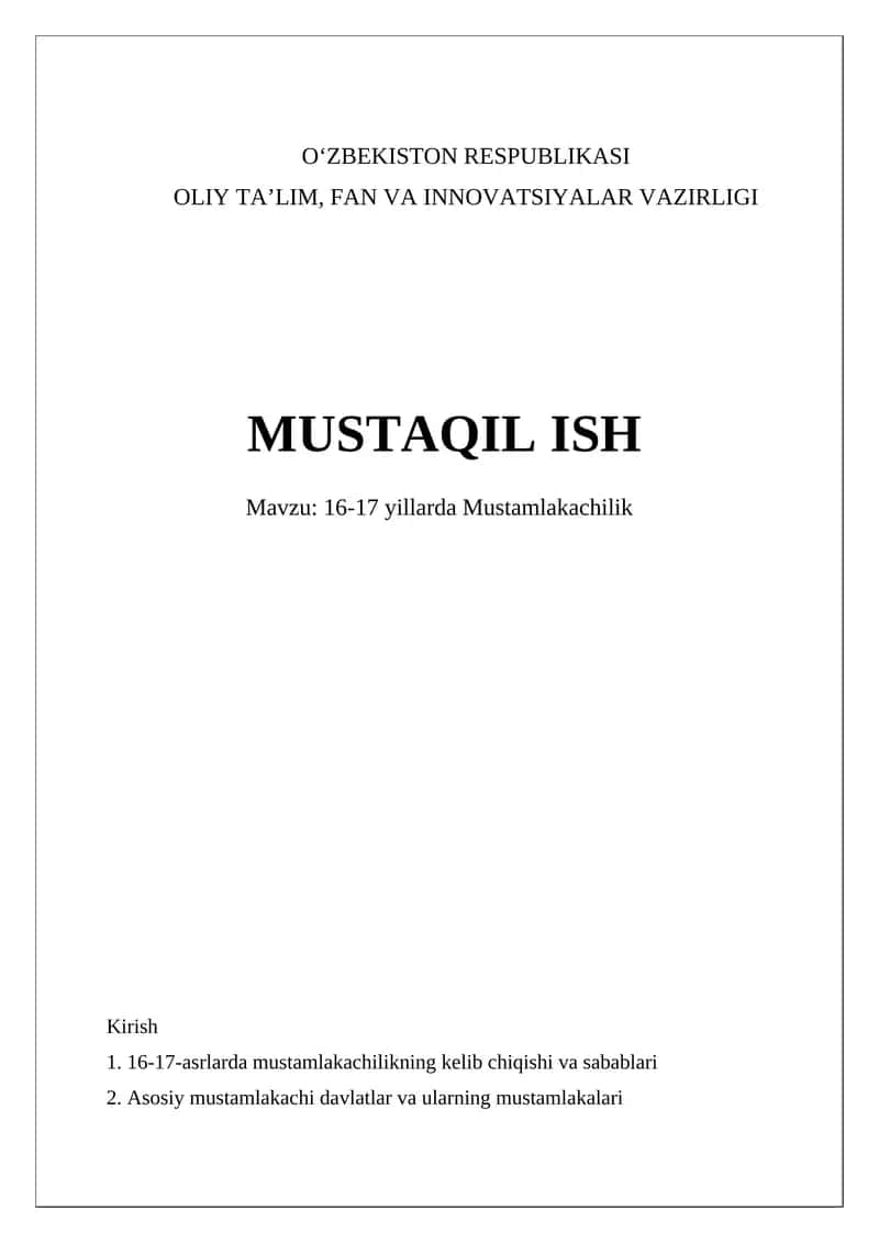 Mustamlakachilik
