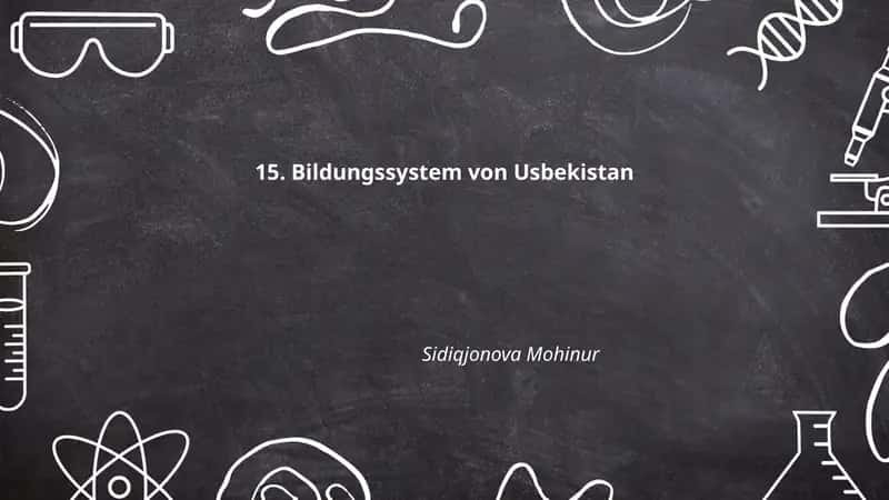 Bildungssystem von Usbekistan