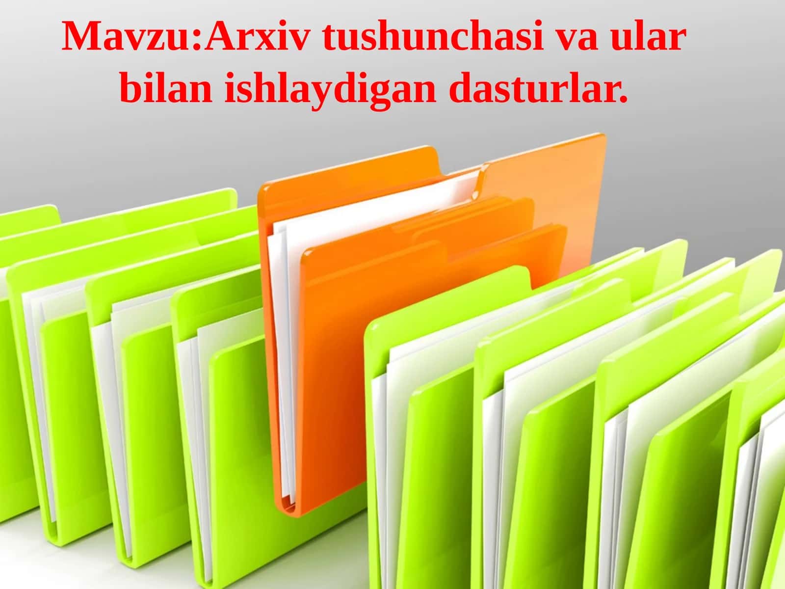 Arxiv tushunchasi va ular bilan ishlaydigan dasturlar