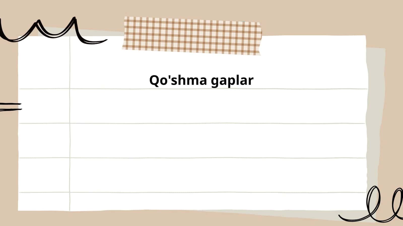 Qo'shma gaplar