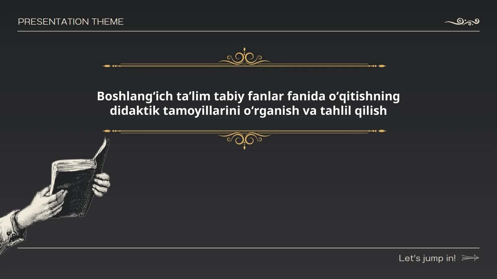 Boshlangʻich taʼlimda didaktik tamoyillarni qoʻllash
