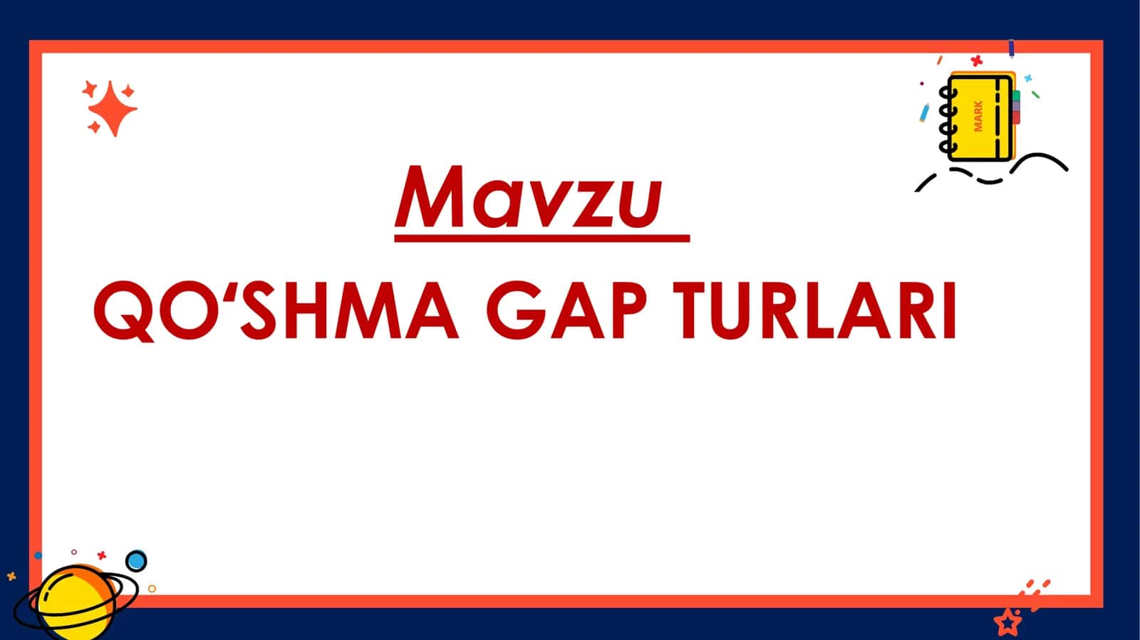 QOʻSHMAGAP TURLARI