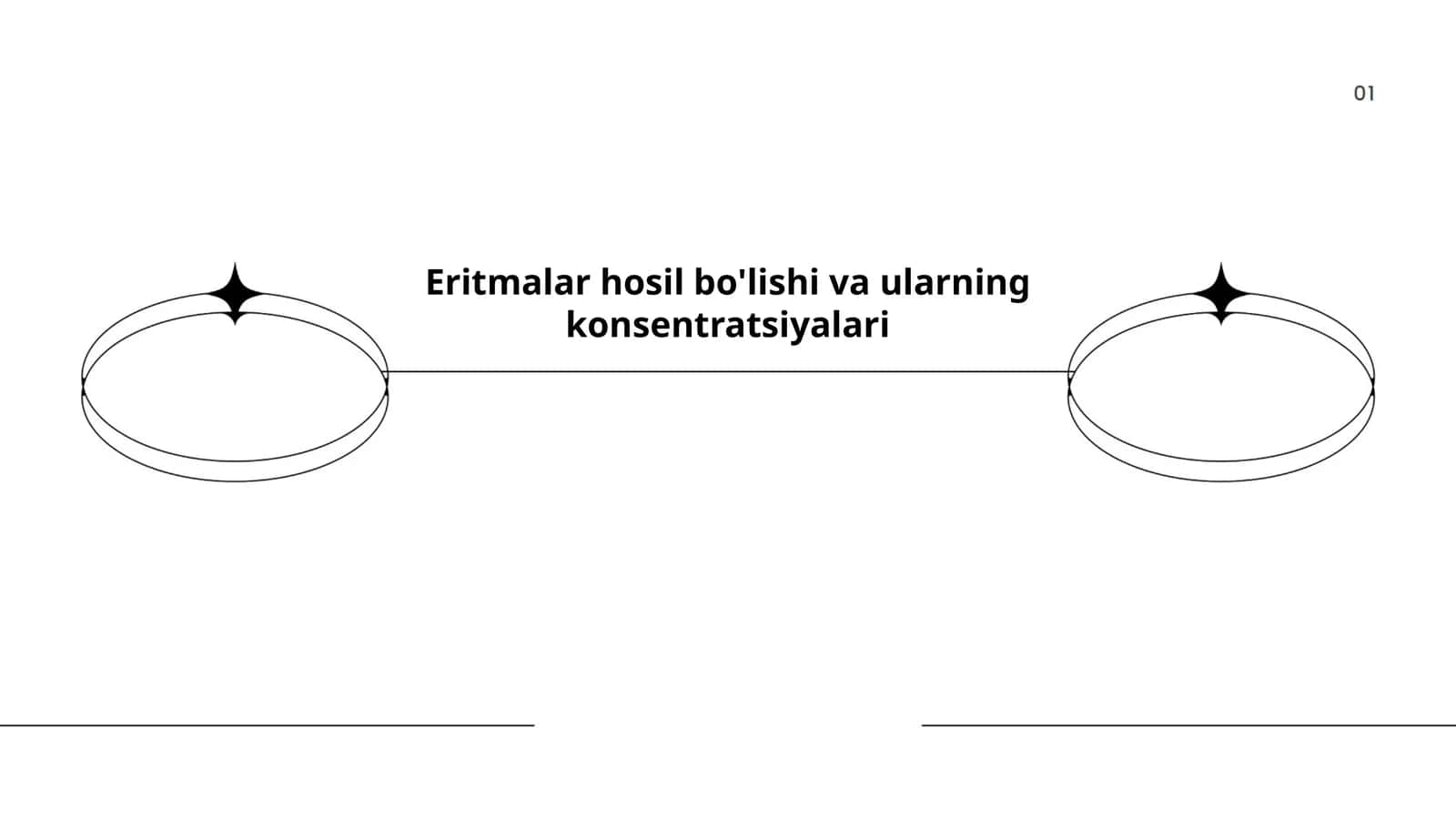 Eritmalar hosil bo'lishi va ularning konsentratsiyalari
