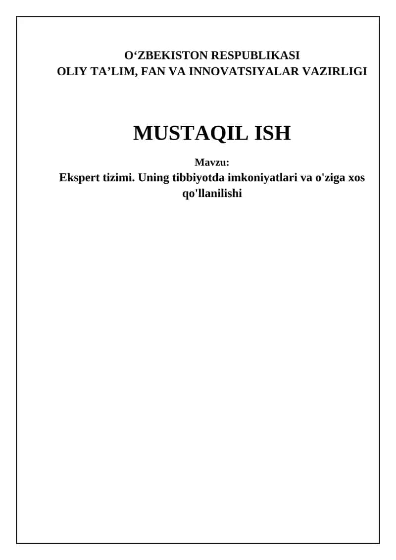 Ekspert tizimi