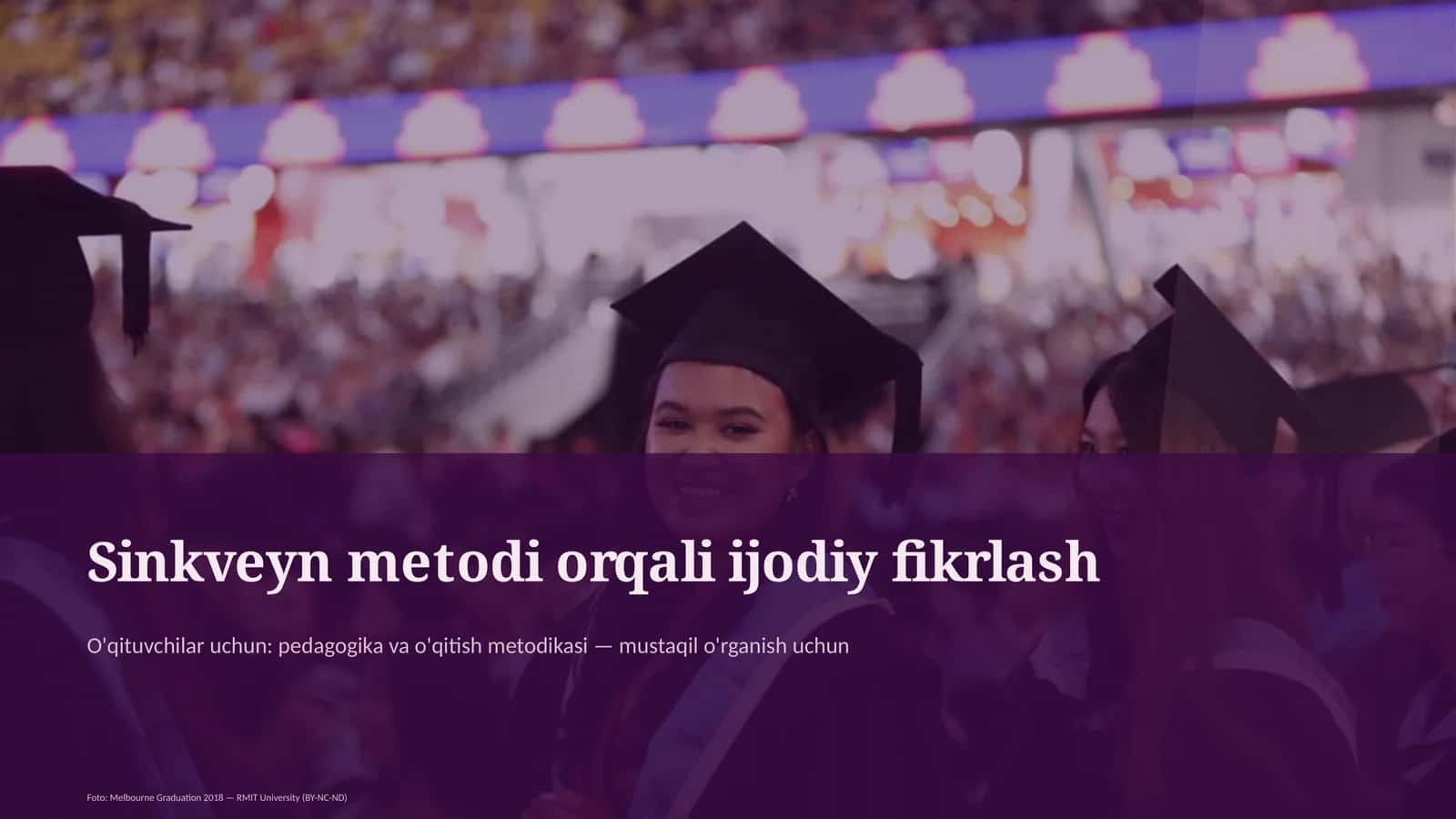 Sinkveyn metodi orqali ijodiy fikrlash