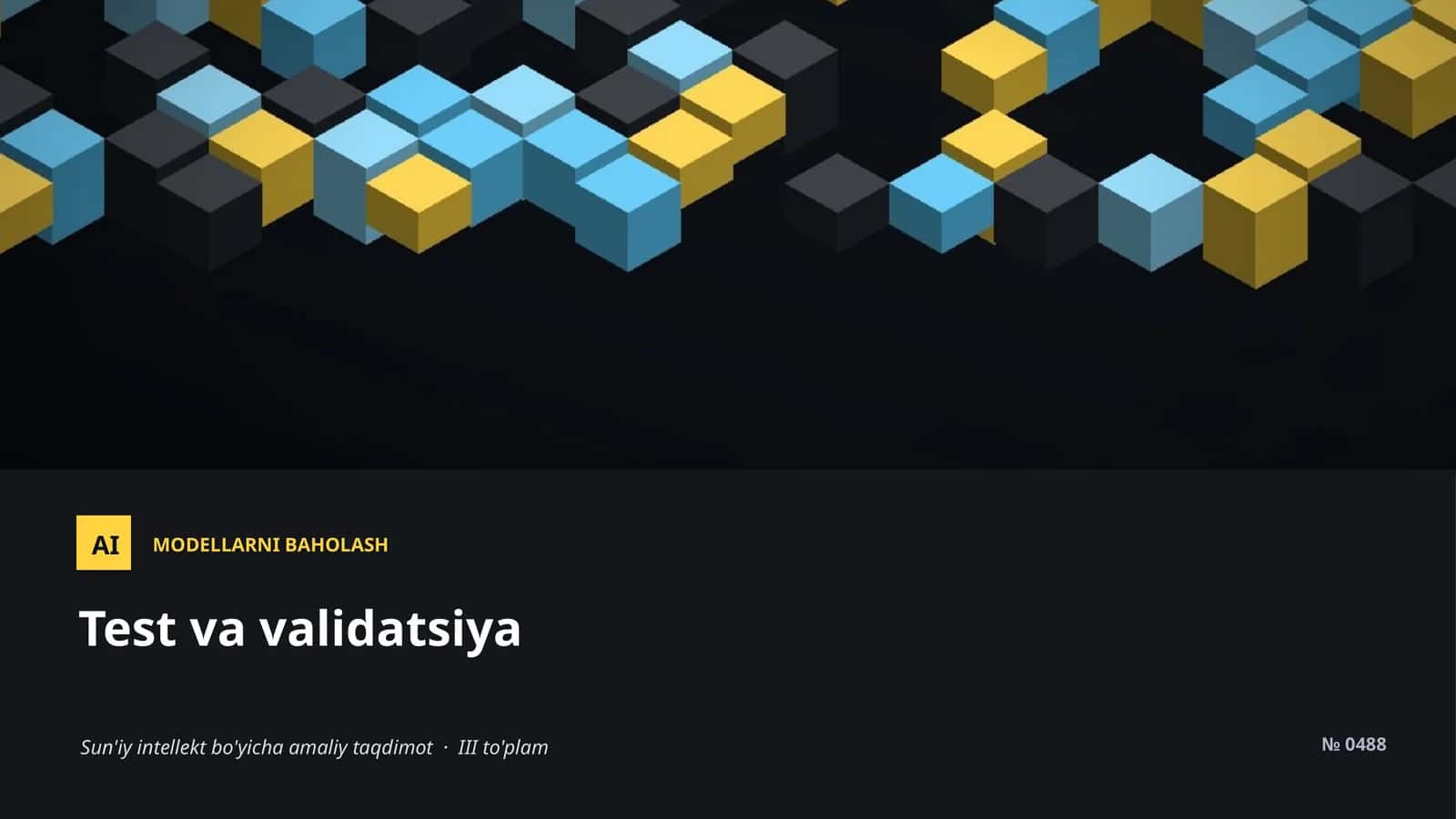 Modellarni Baholash