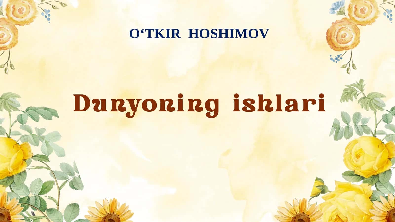 Dunyoningishlari