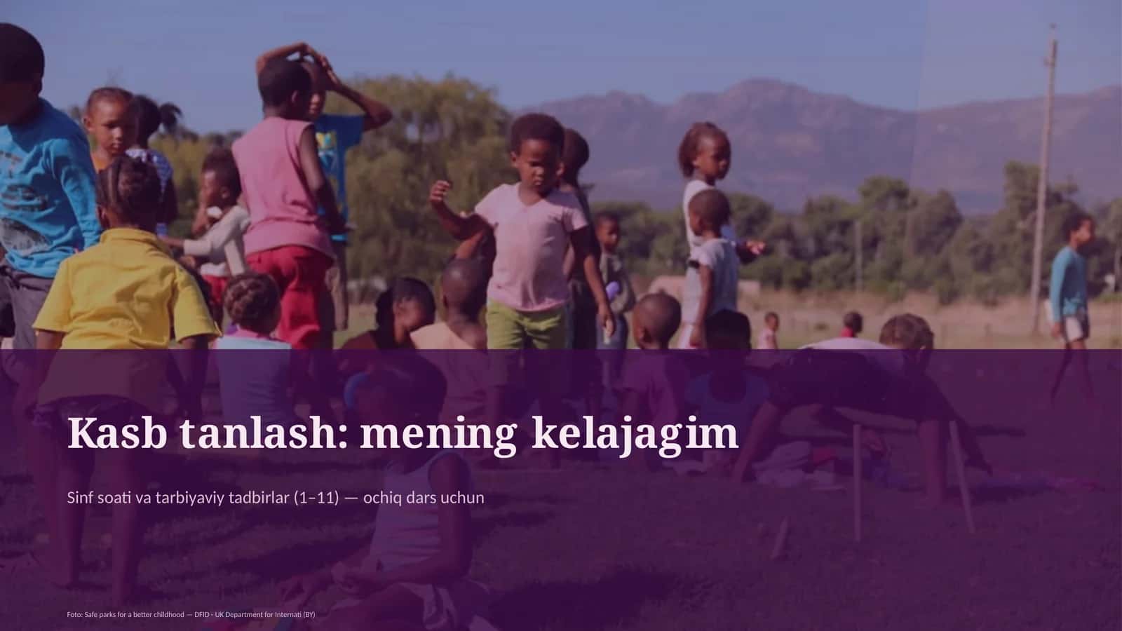 Kasb tanlash: mening kelajagim