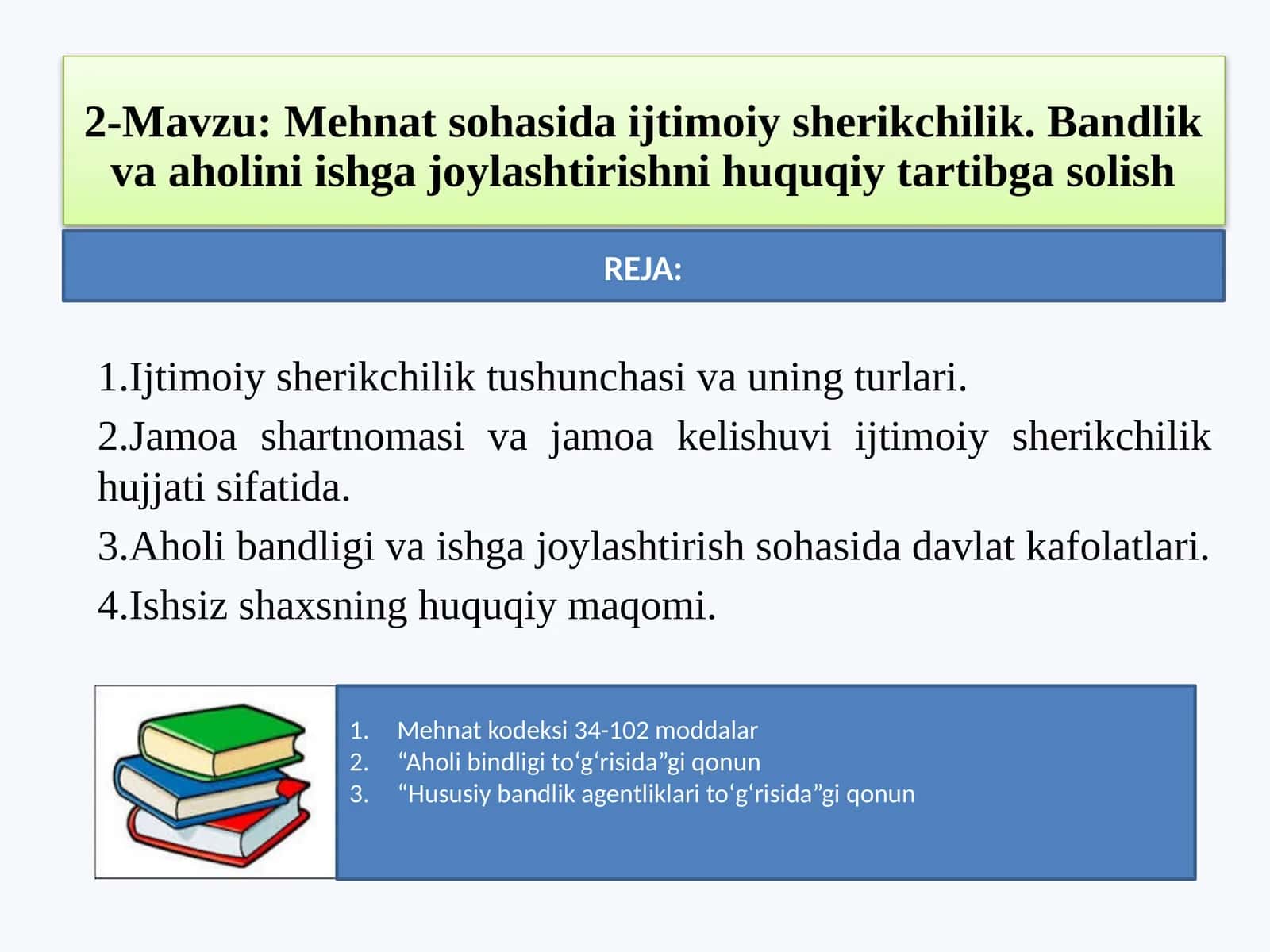 Mehnat sohasida ijtimoiy sherikchilik