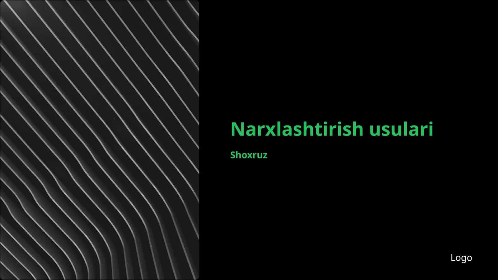 Narxlashtirish usullari