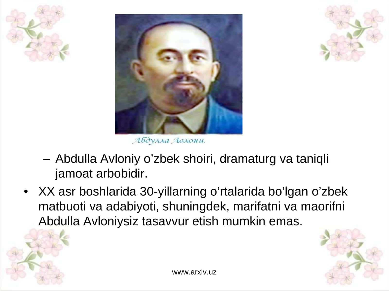 Abdulla Avloniy