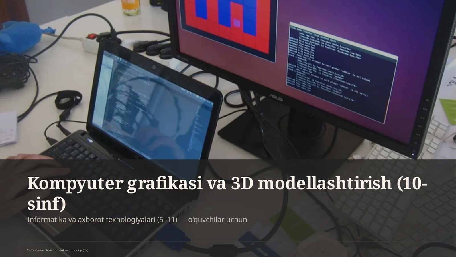 Kompyuter grafikasi va 3D modellashtirish (10-sinf)