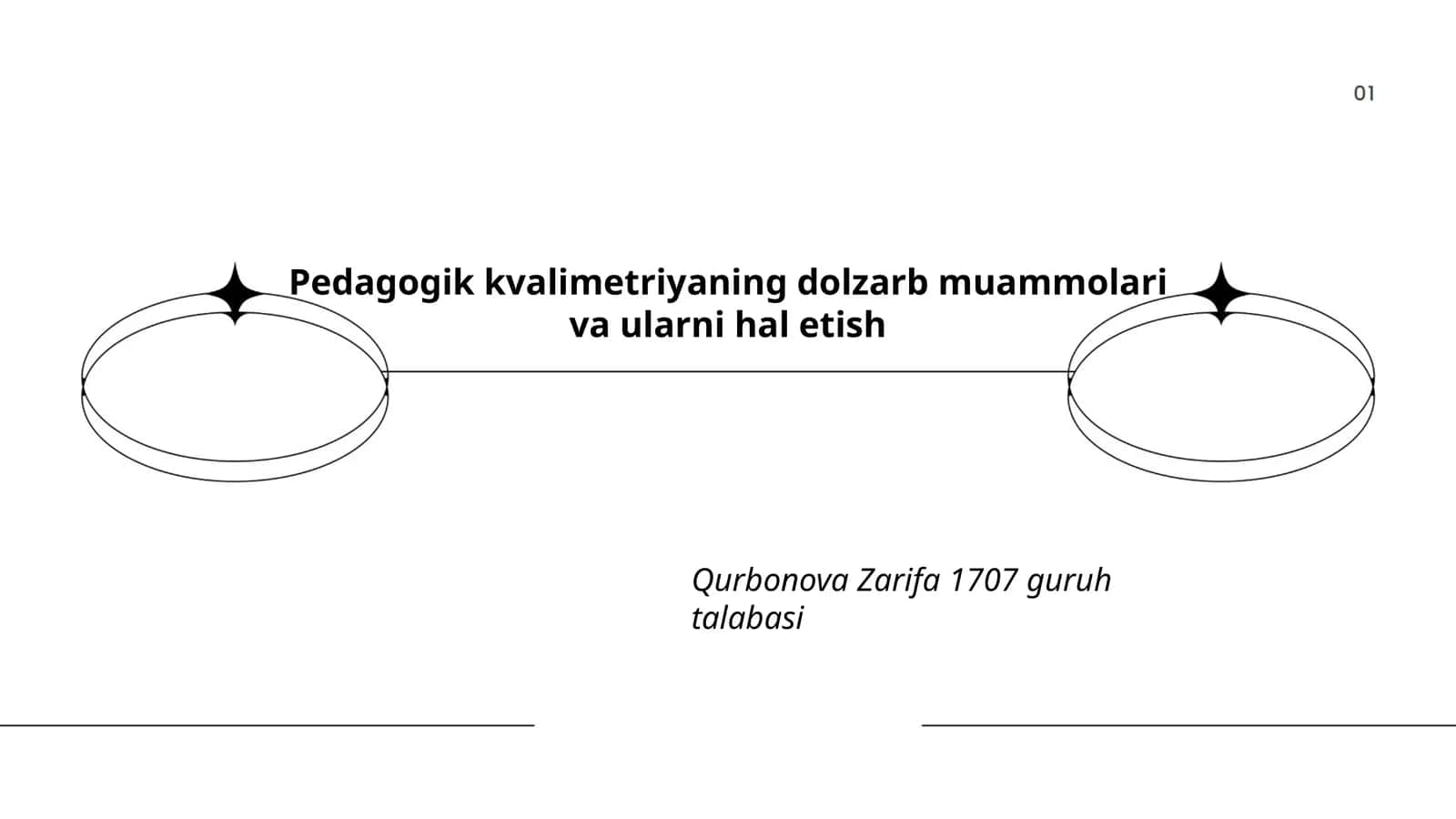 Pedagogik kvalimetriyaning dolzarb muammolari va ularni hal etish