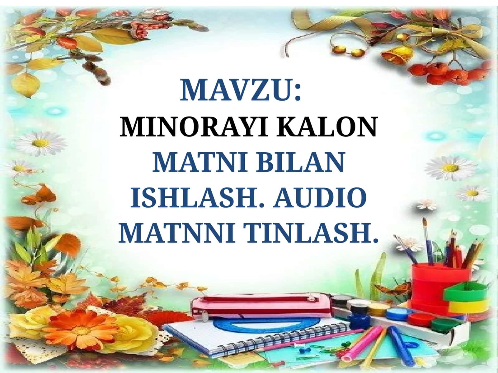 MINORAYI KALON