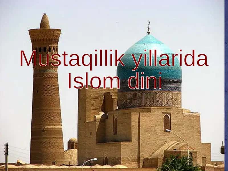Islomning vujudga kelishi