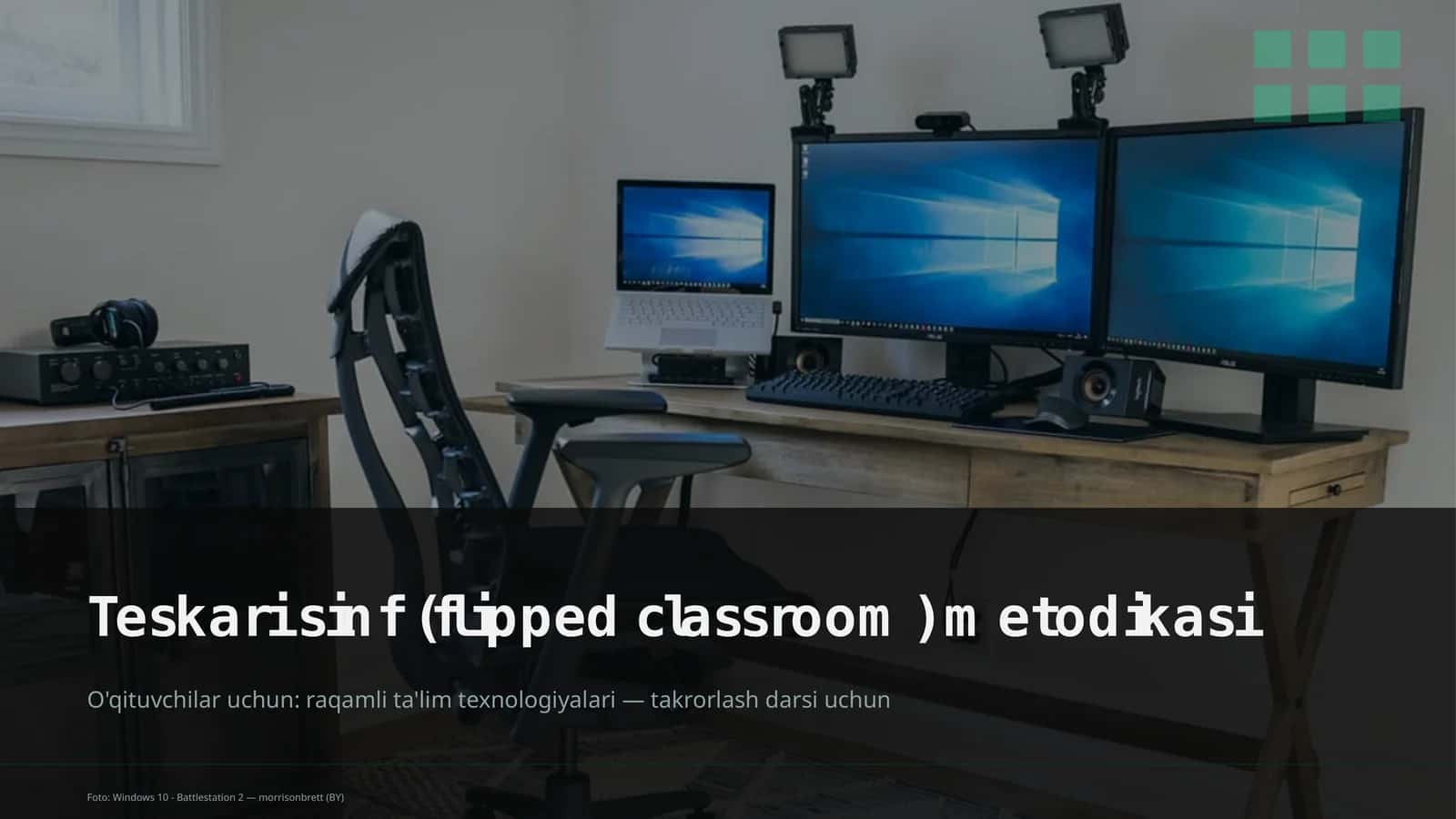 Teskari sinf (flipped classroom) metodikasi