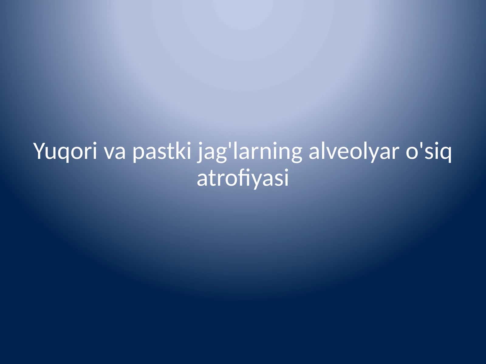 Jag' suyagi atrofiyasi
