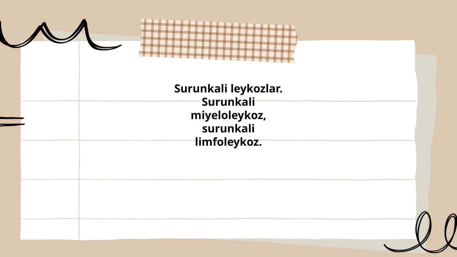 Surunkali leykozlar. Surunkali miyeloleykoz, surunkali limfoleykoz.