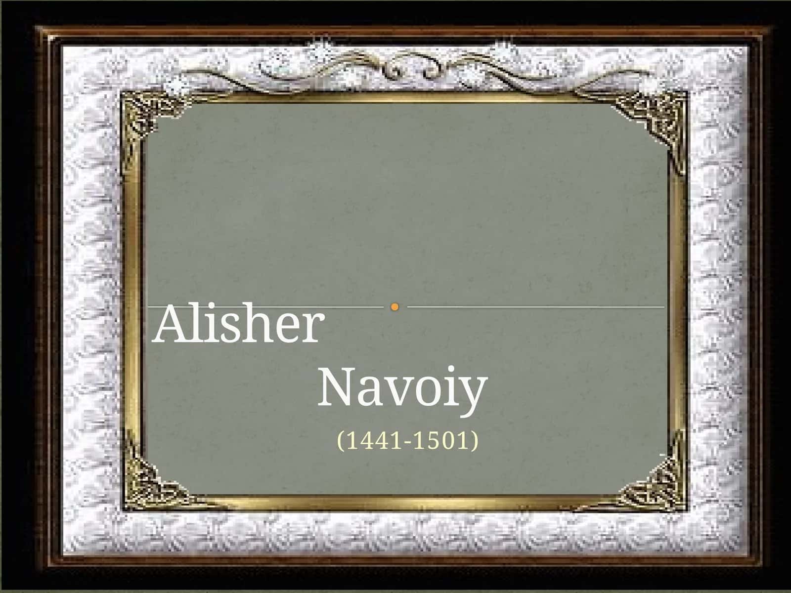 Alisher Navoiy