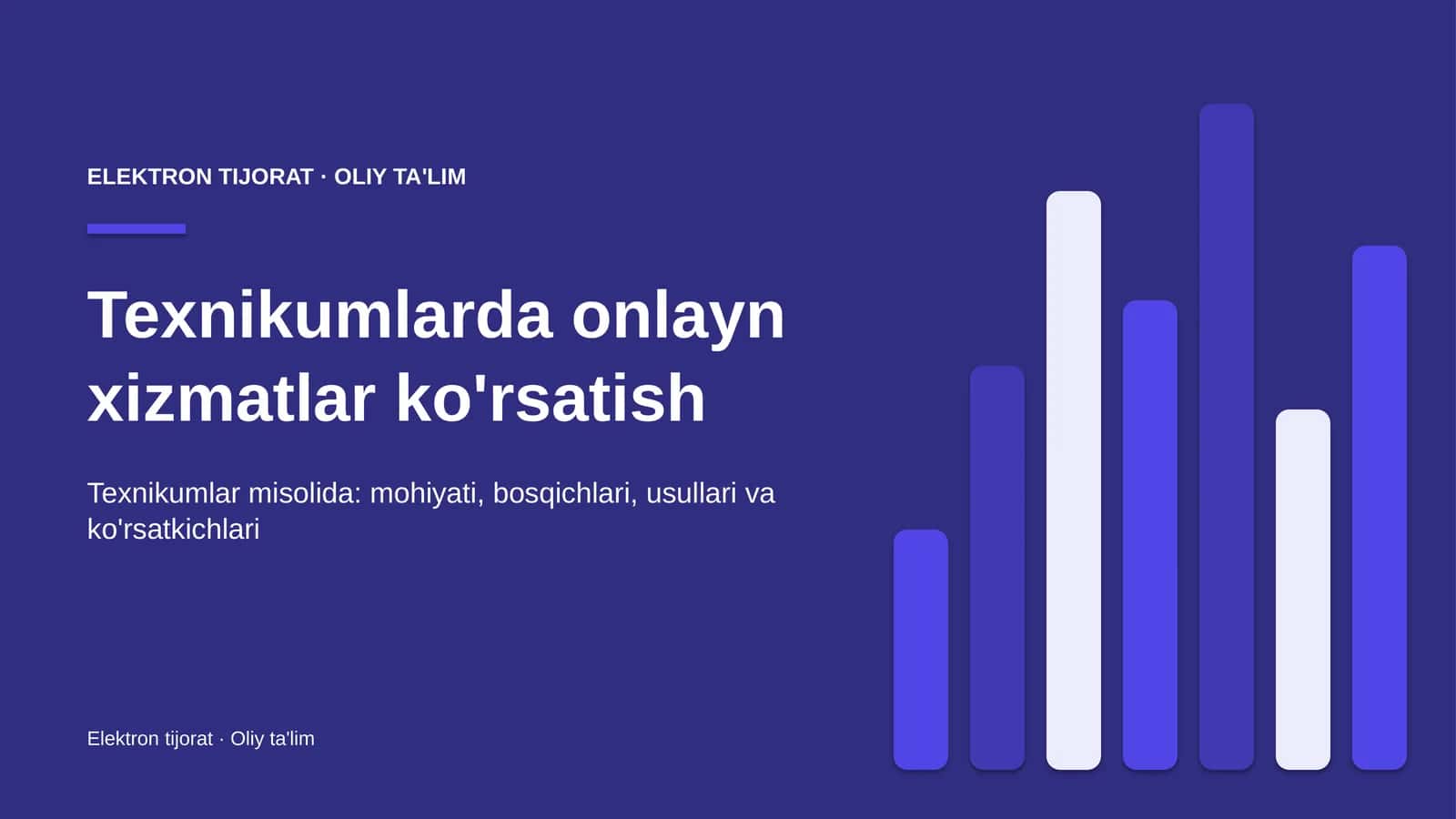 texnikumlarda onlayn xizmatlar ko'rsatish 9619