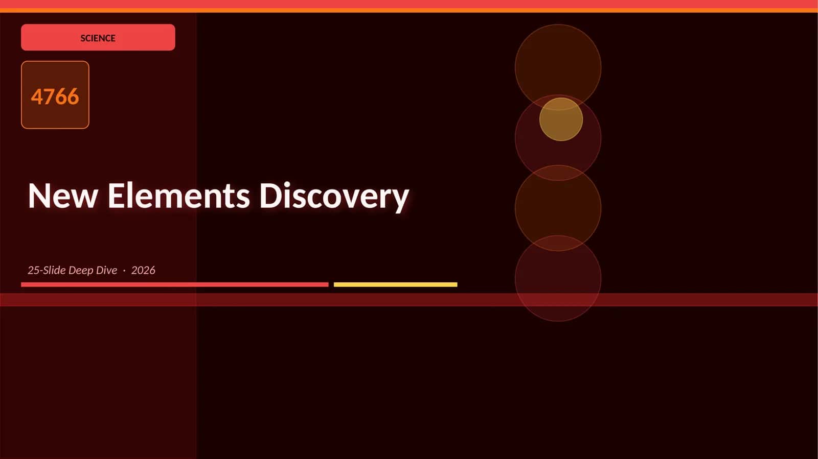 New Elements Discovery