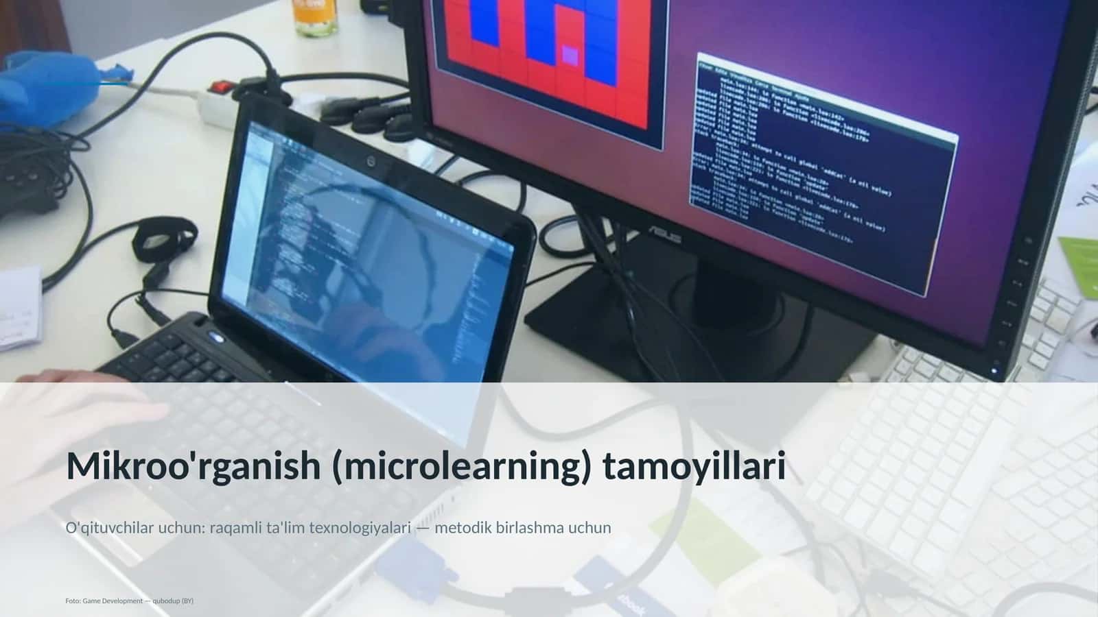Mikroo'rganish (microlearning) tamoyillari