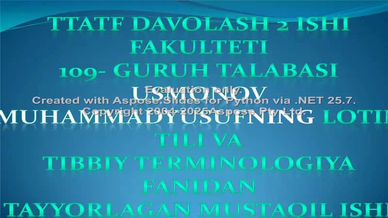 OLMOSH NIMA?
